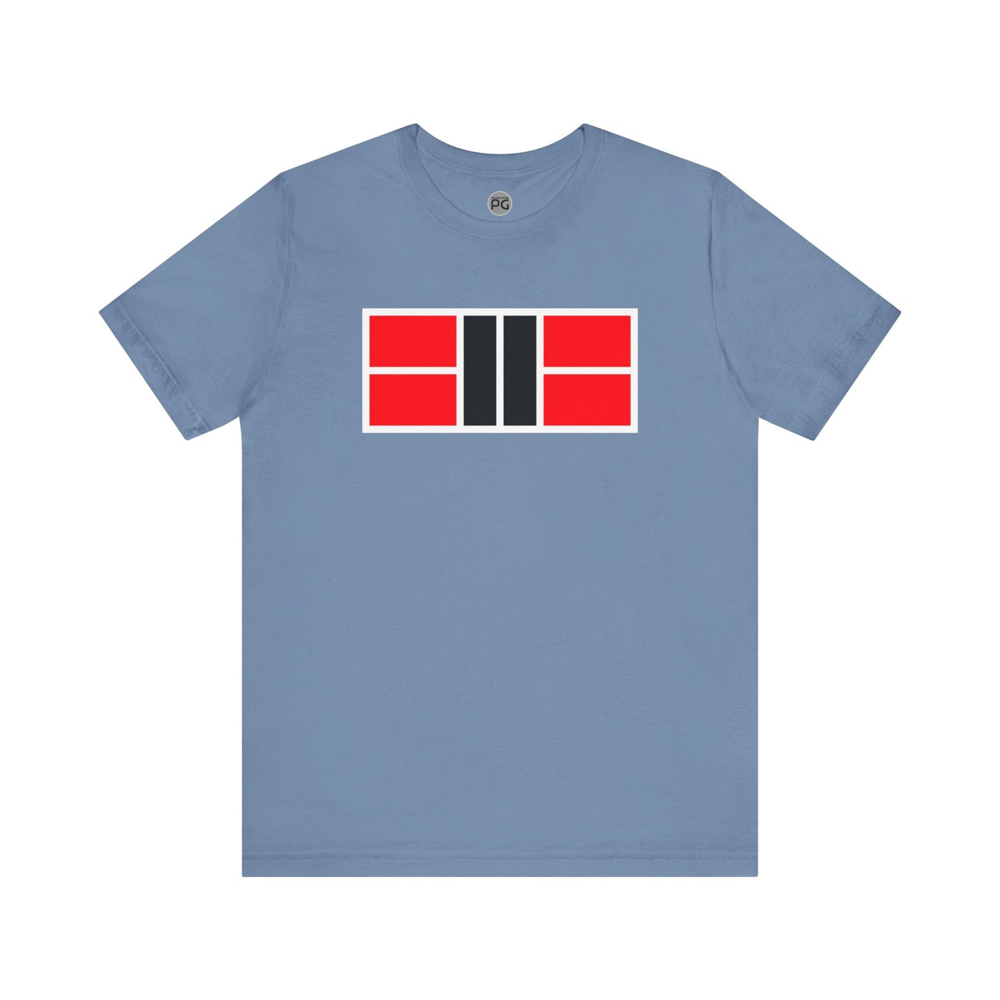 Classy Red/Black Pickleball Court Unisex Tee