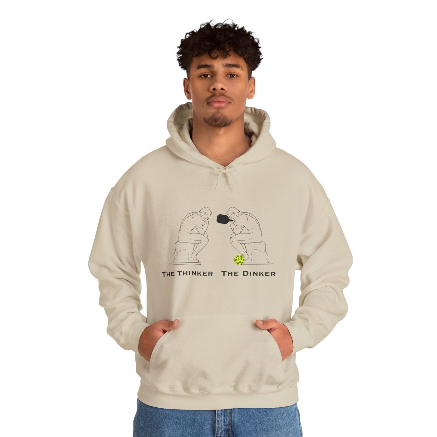 Pickleball Is for Intellectuals Unisex Hooded Sweatshirt