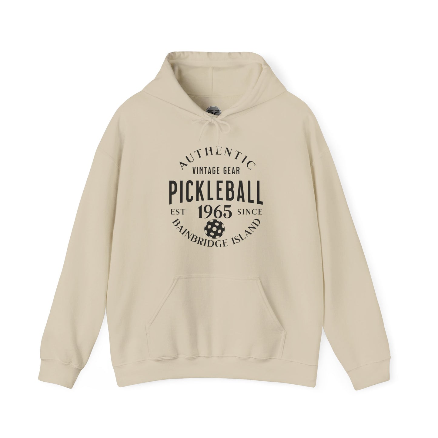Bainbridge Vintage Classic Unisex Hooded Sweatshirt