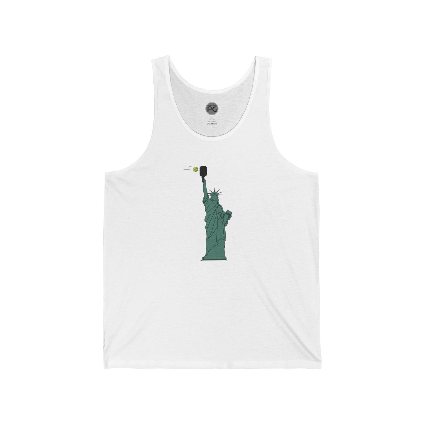 Statue of Liberdink Unisex Jersey Tank