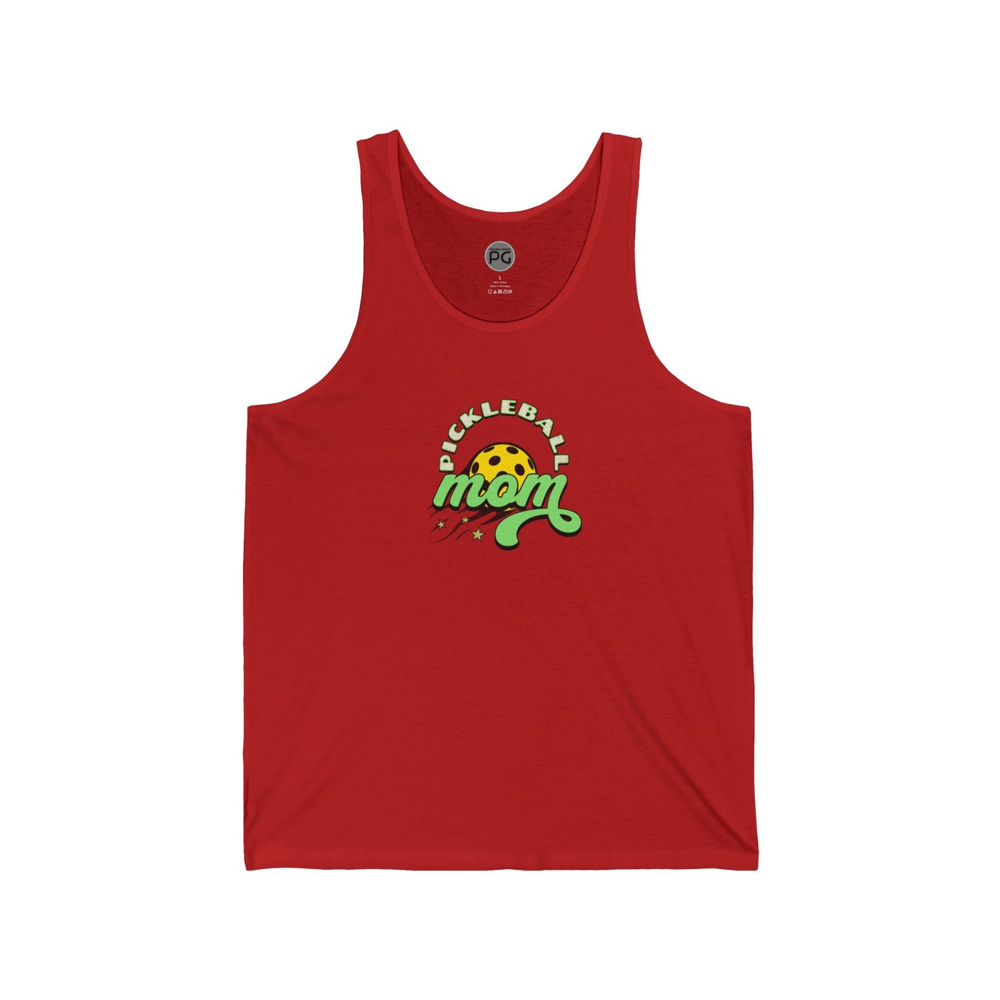 Pickleball Mom Unisex Jersey Tank