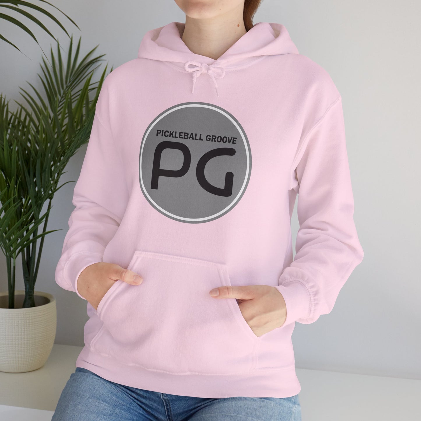 Pickleball Groove brand Unisex Hooded Sweatshirt
