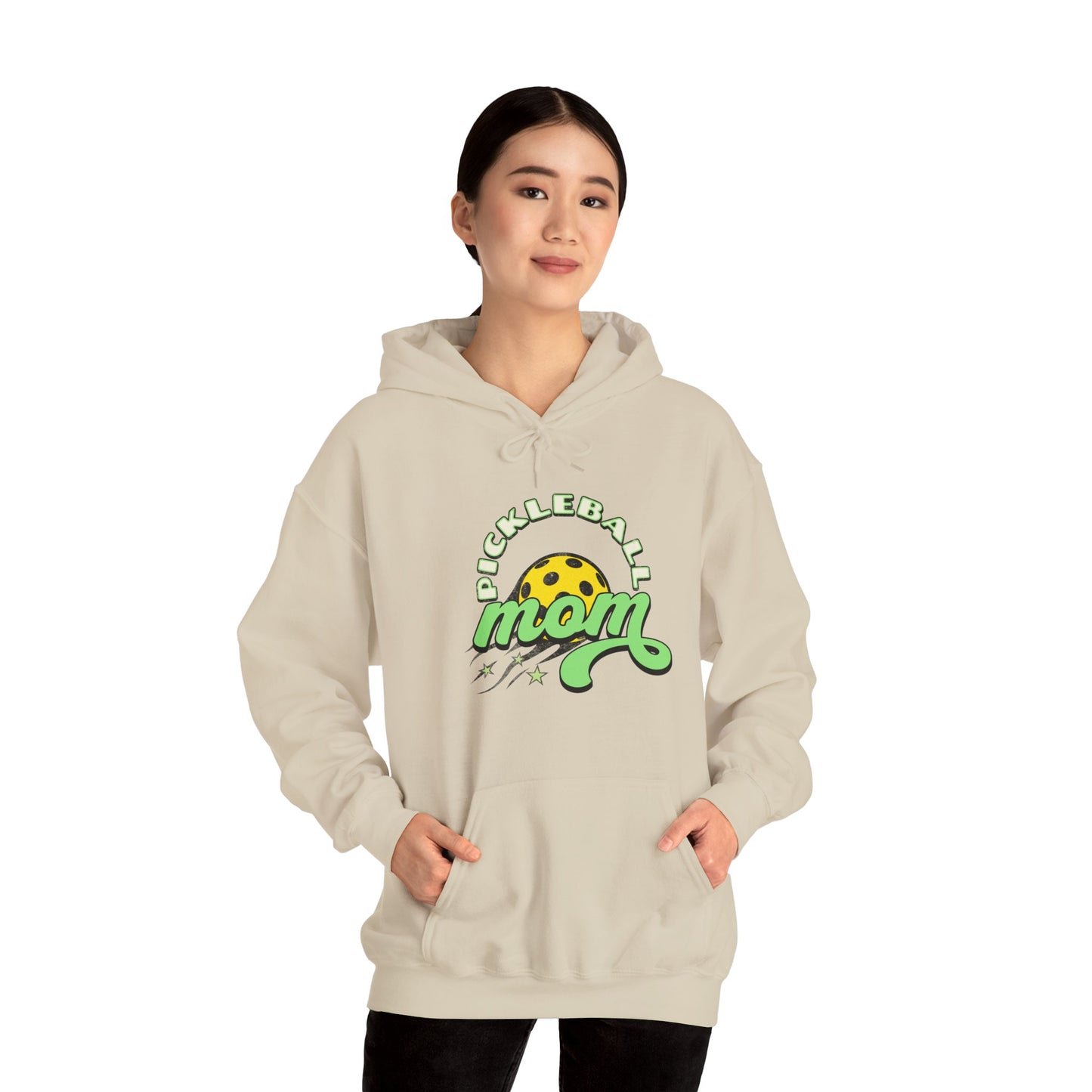 Pickleball Mom Unisex Hooded Sweatshirt