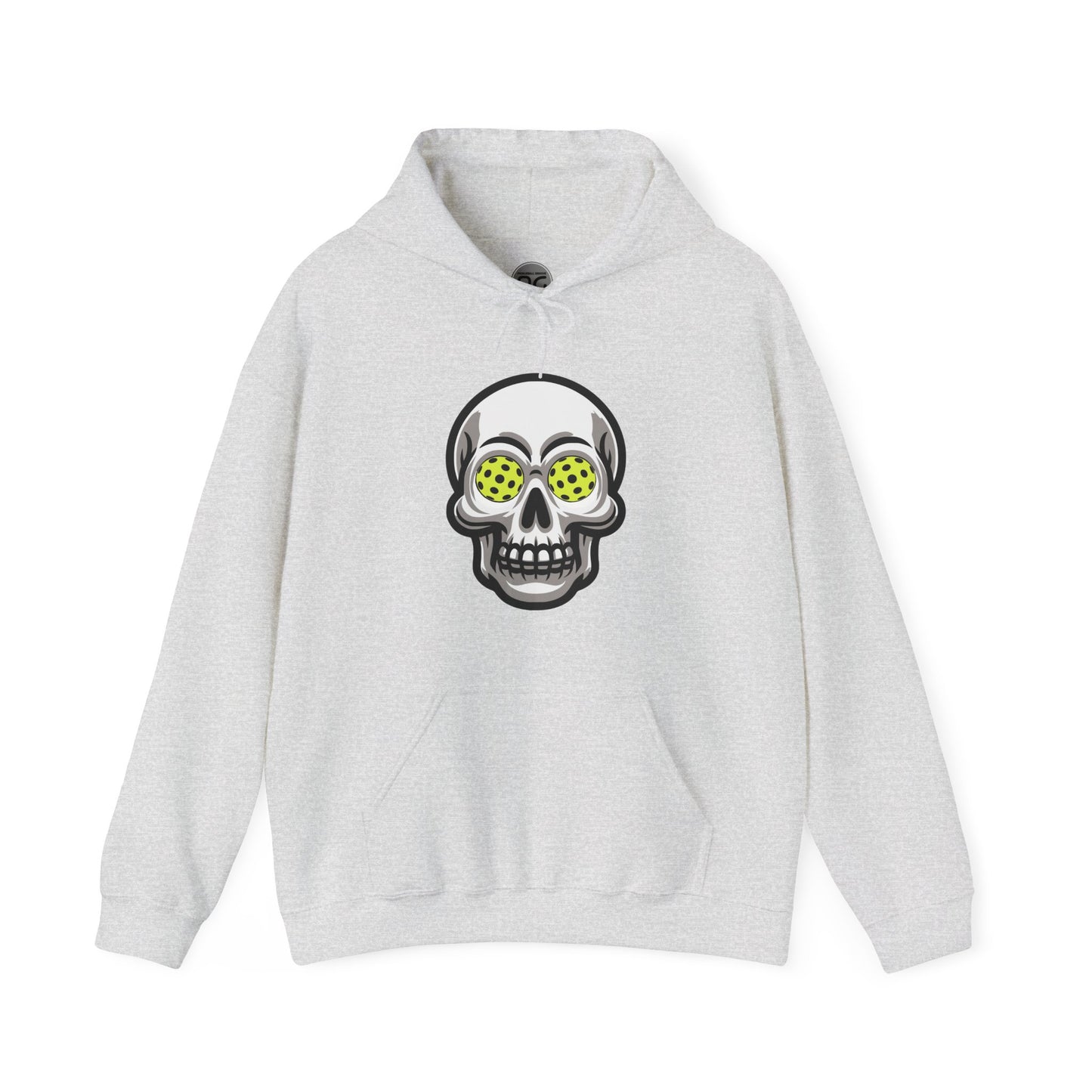Pickleball Skull Unisex Hooded Sweatshirt