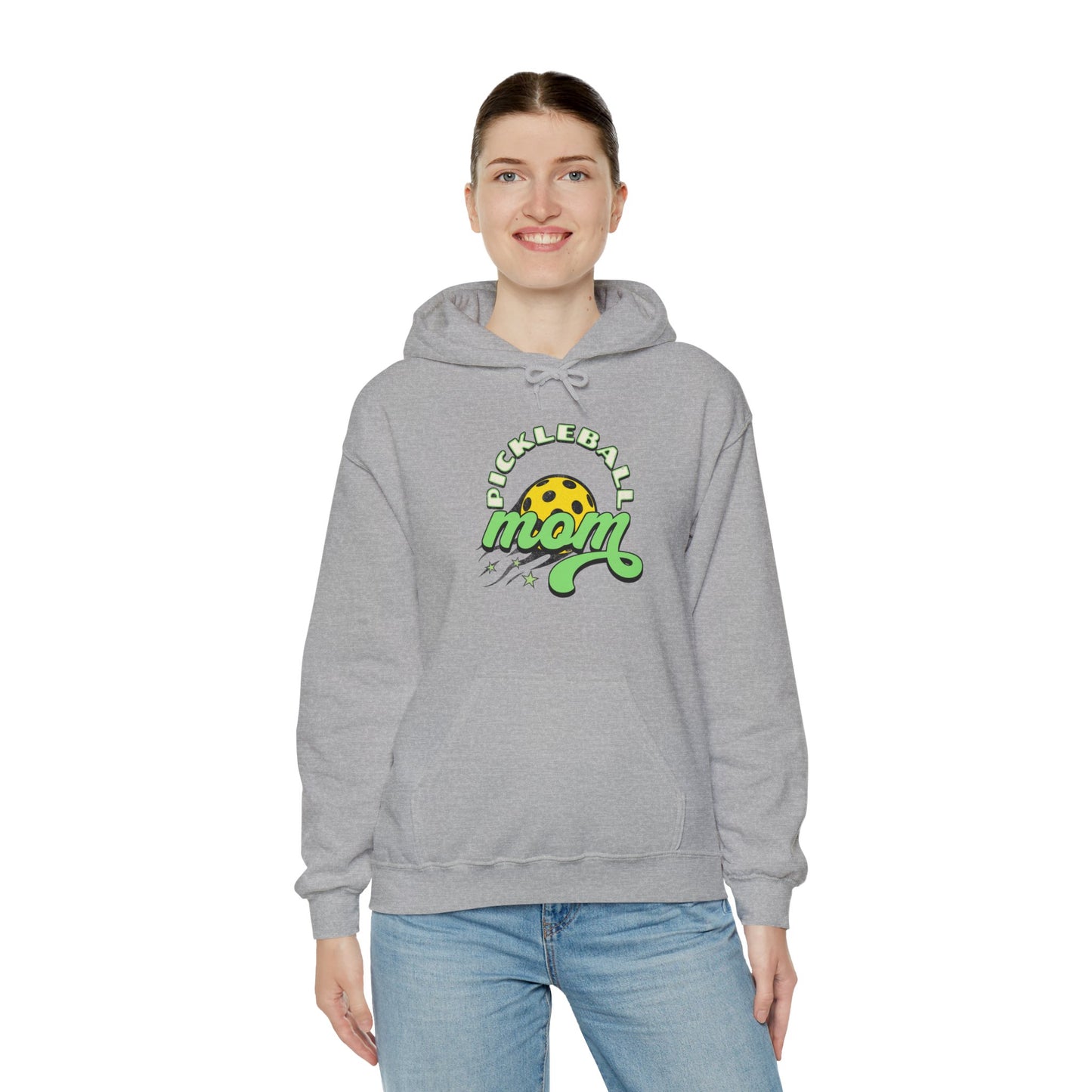 Pickleball Mom Unisex Hooded Sweatshirt
