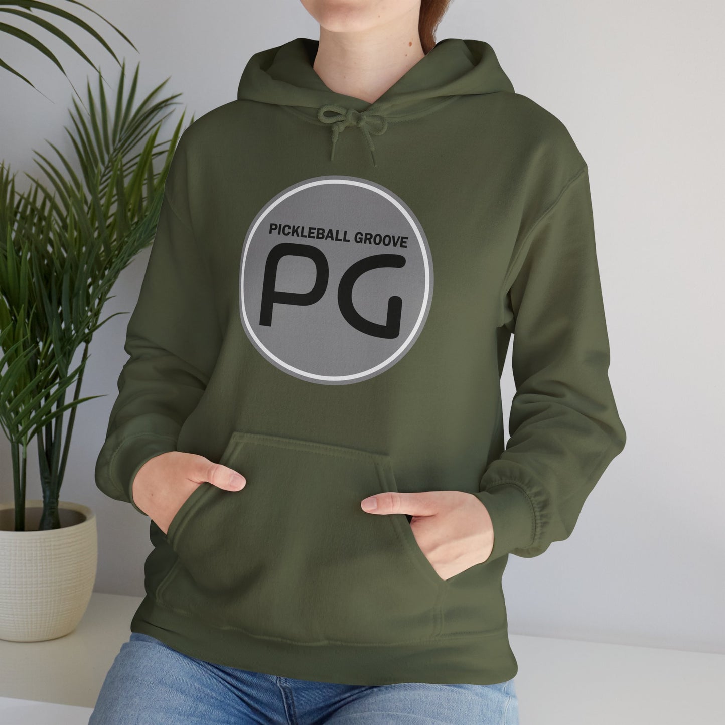 Pickleball Groove brand Unisex Hooded Sweatshirt