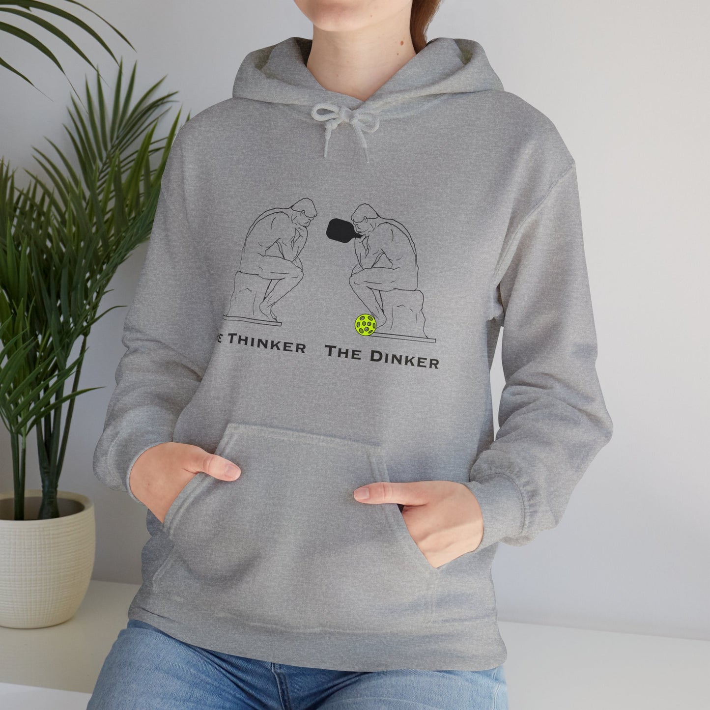 Pickleball Is for Intellectuals Unisex Hooded Sweatshirt