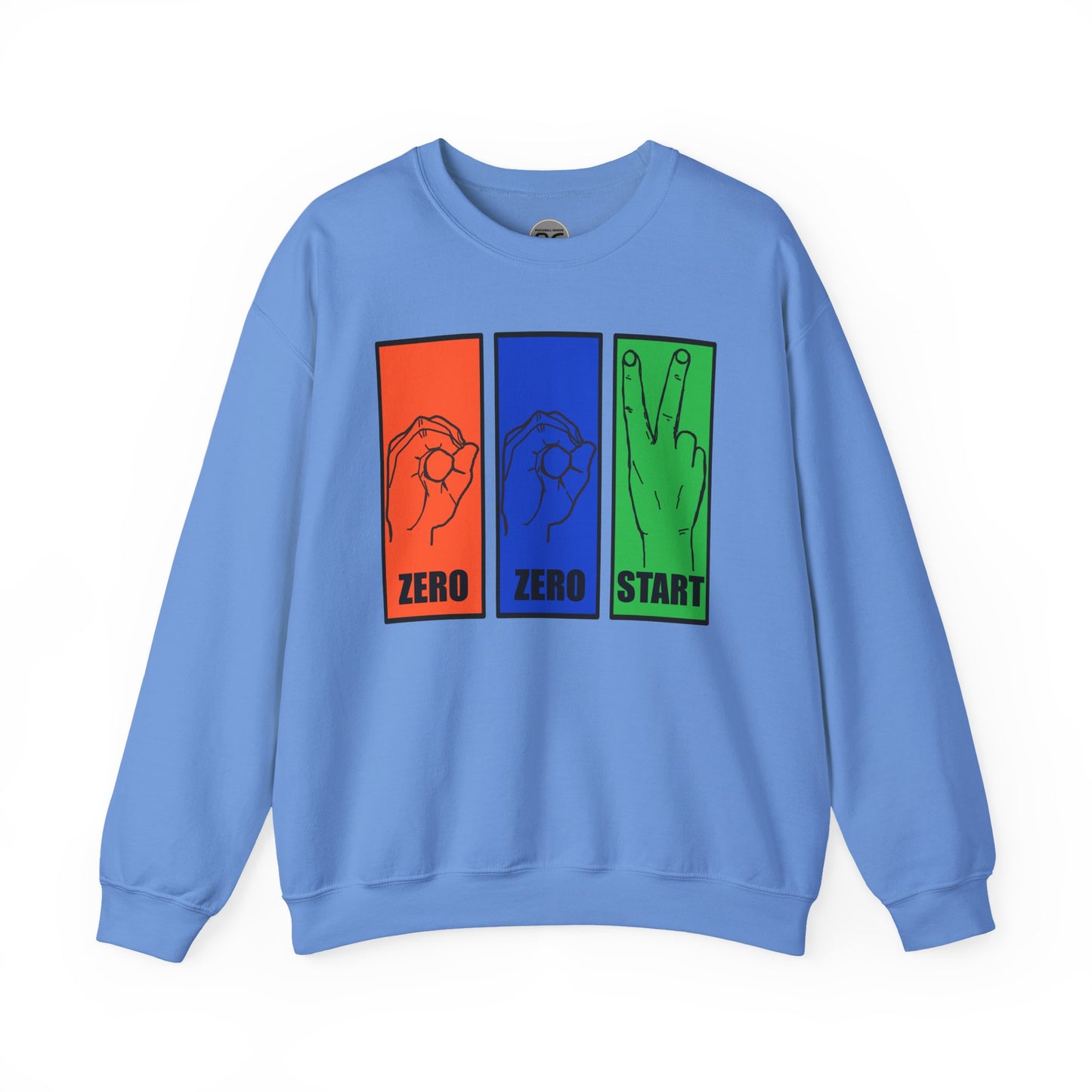 Sign language Pickleball Court Unisex Crewneck Sweatshirt