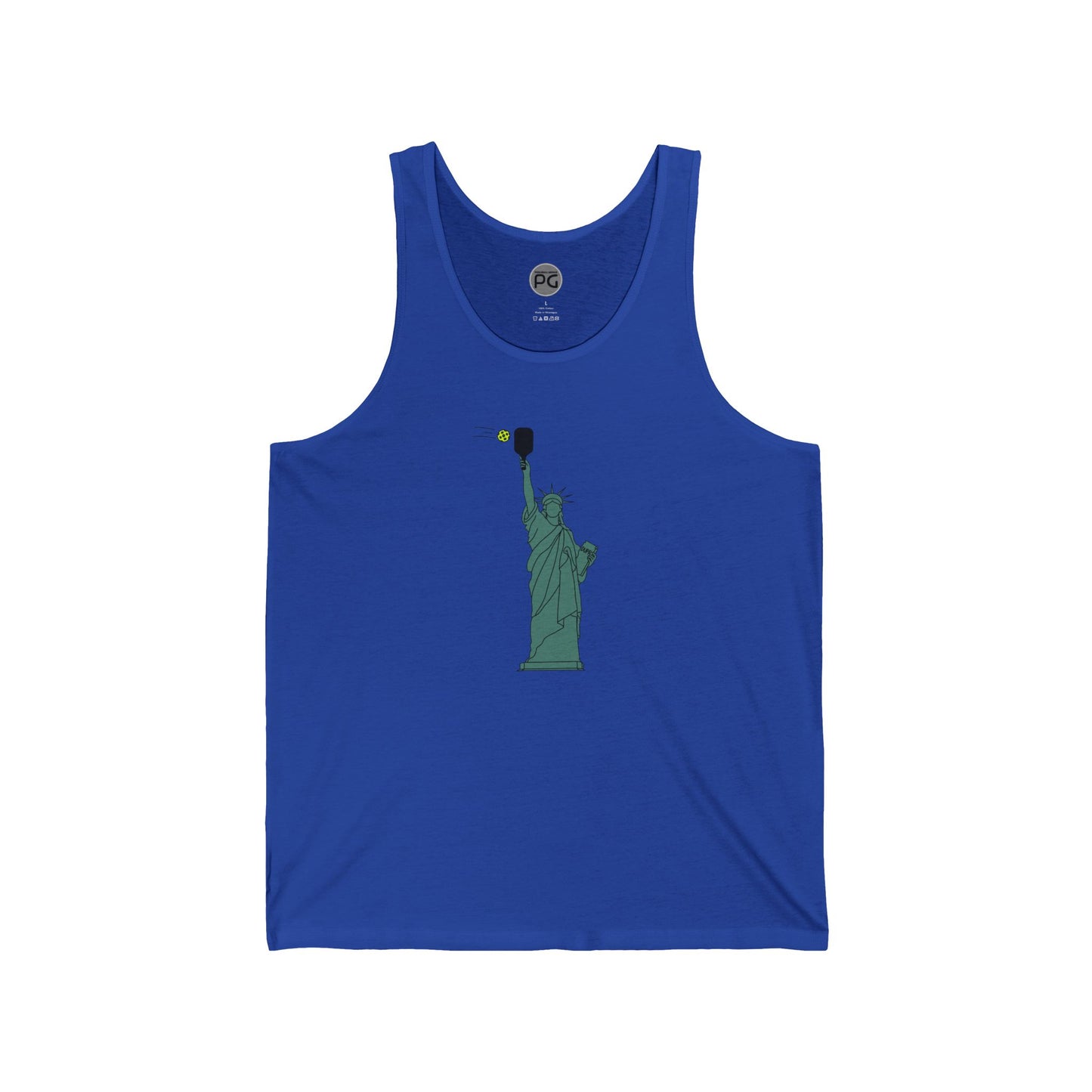 Statue of Liberdink Unisex Jersey Tank