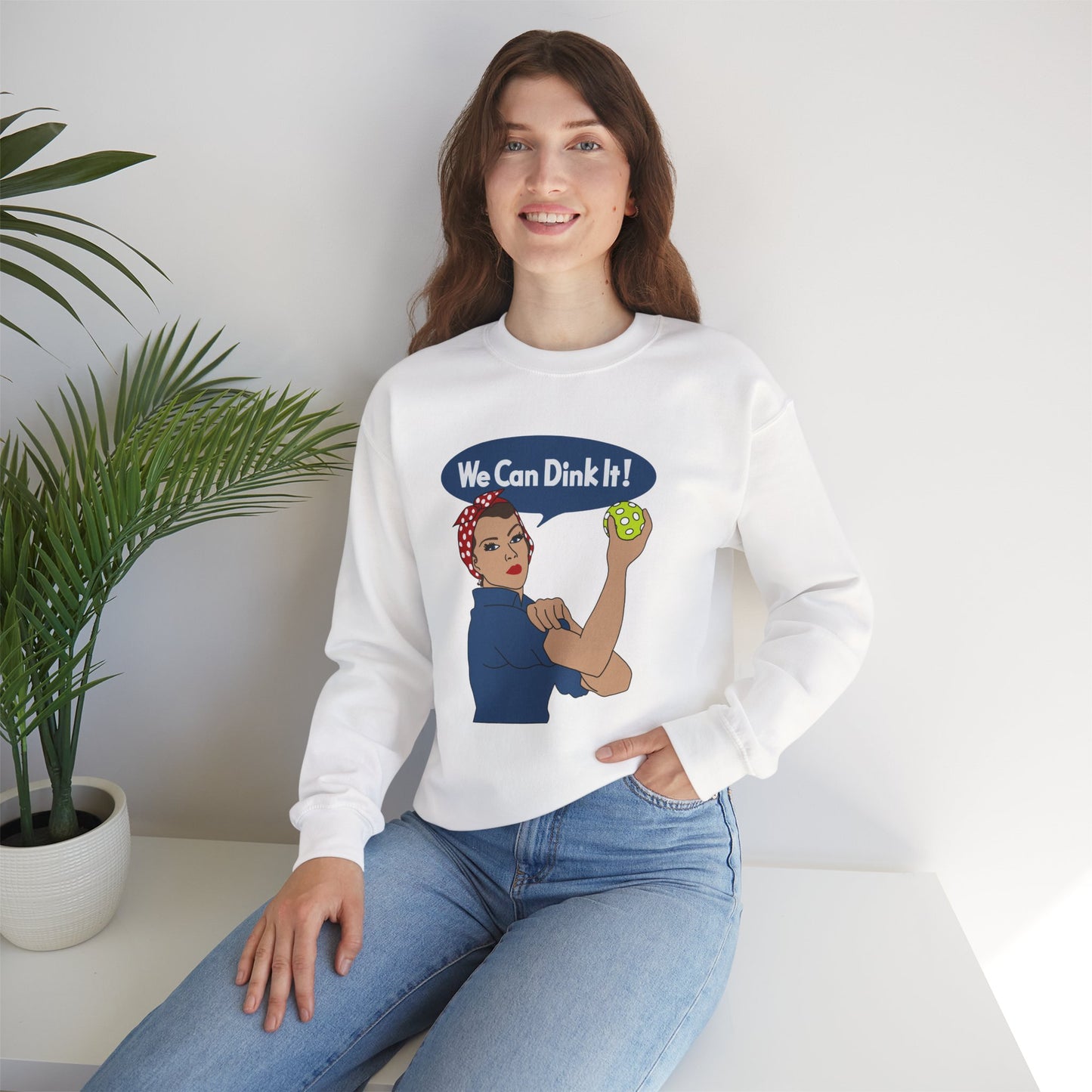 We can dink it! Crewneck Sweatshirt