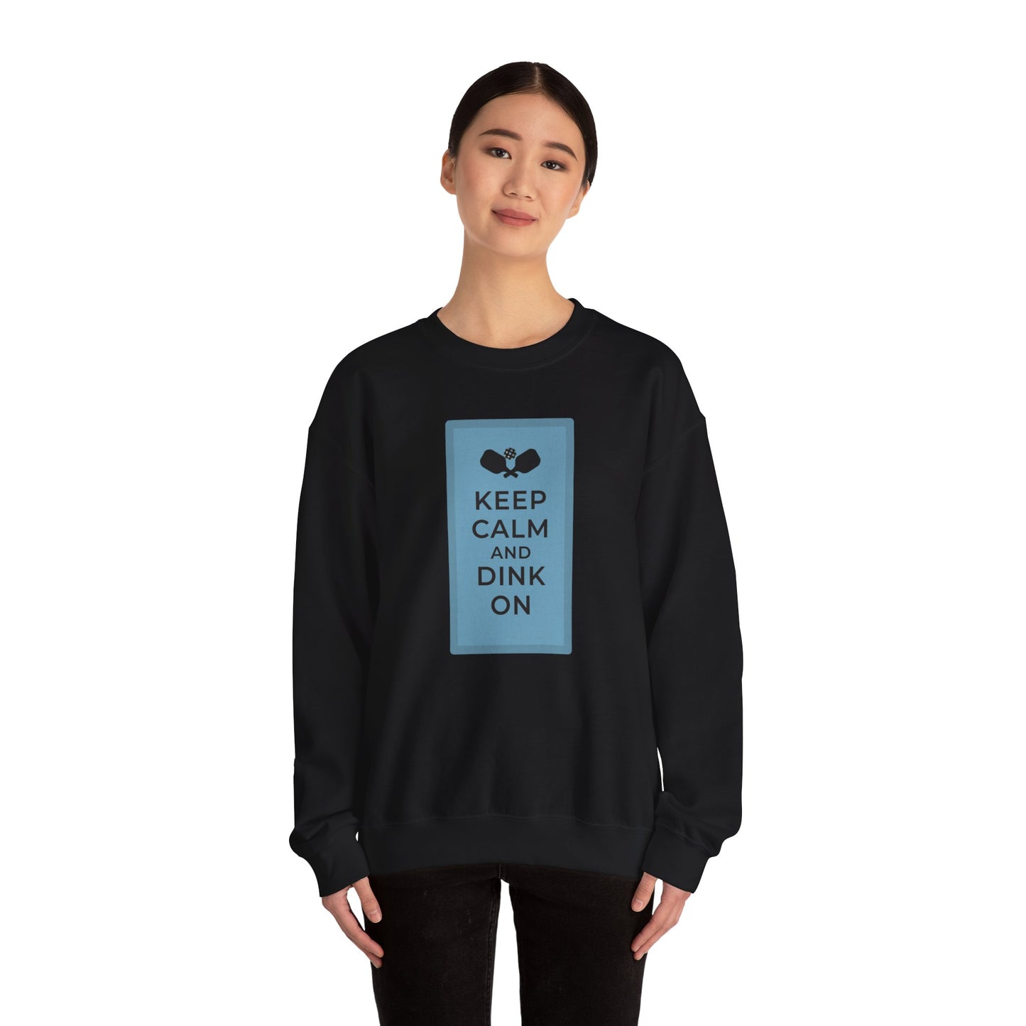 Keep calm, dink on! Unisex Crewneck Sweatshirt