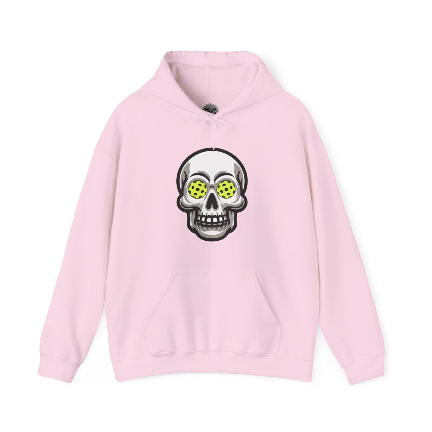 Pickleball Skull Unisex Hooded Sweatshirt