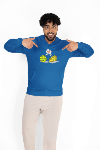Cheese and Pickleball Unisex Hooded Sweatshirt