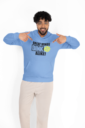 Great Minds Dink Alike Unisex Hooded Sweatshirt
