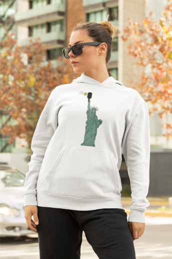 Give me liberty! Unisex Hooded Sweatshirt