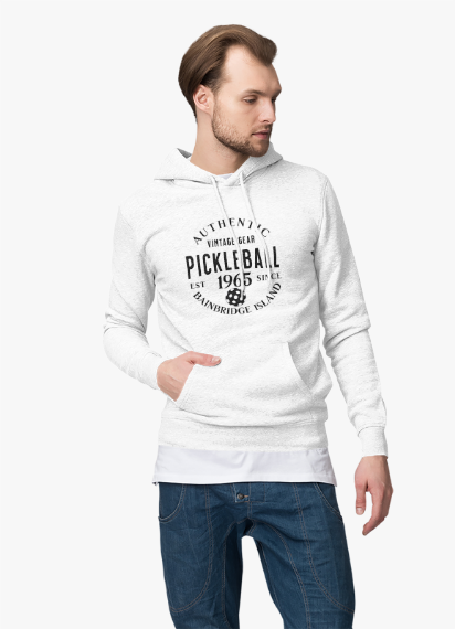 Bainbridge Vintage Classic Unisex Hooded Sweatshirt
