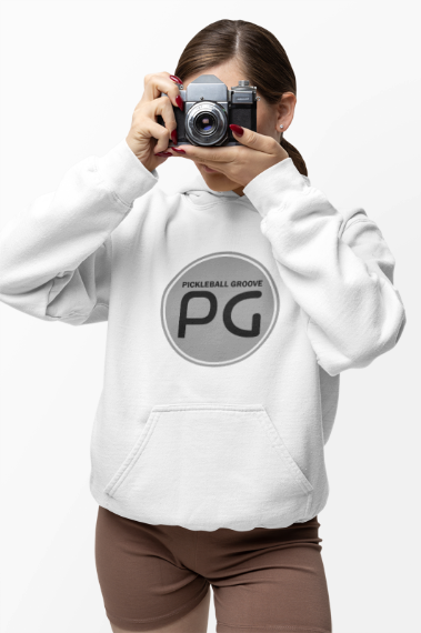 Pickleball Groove brand Unisex Hooded Sweatshirt