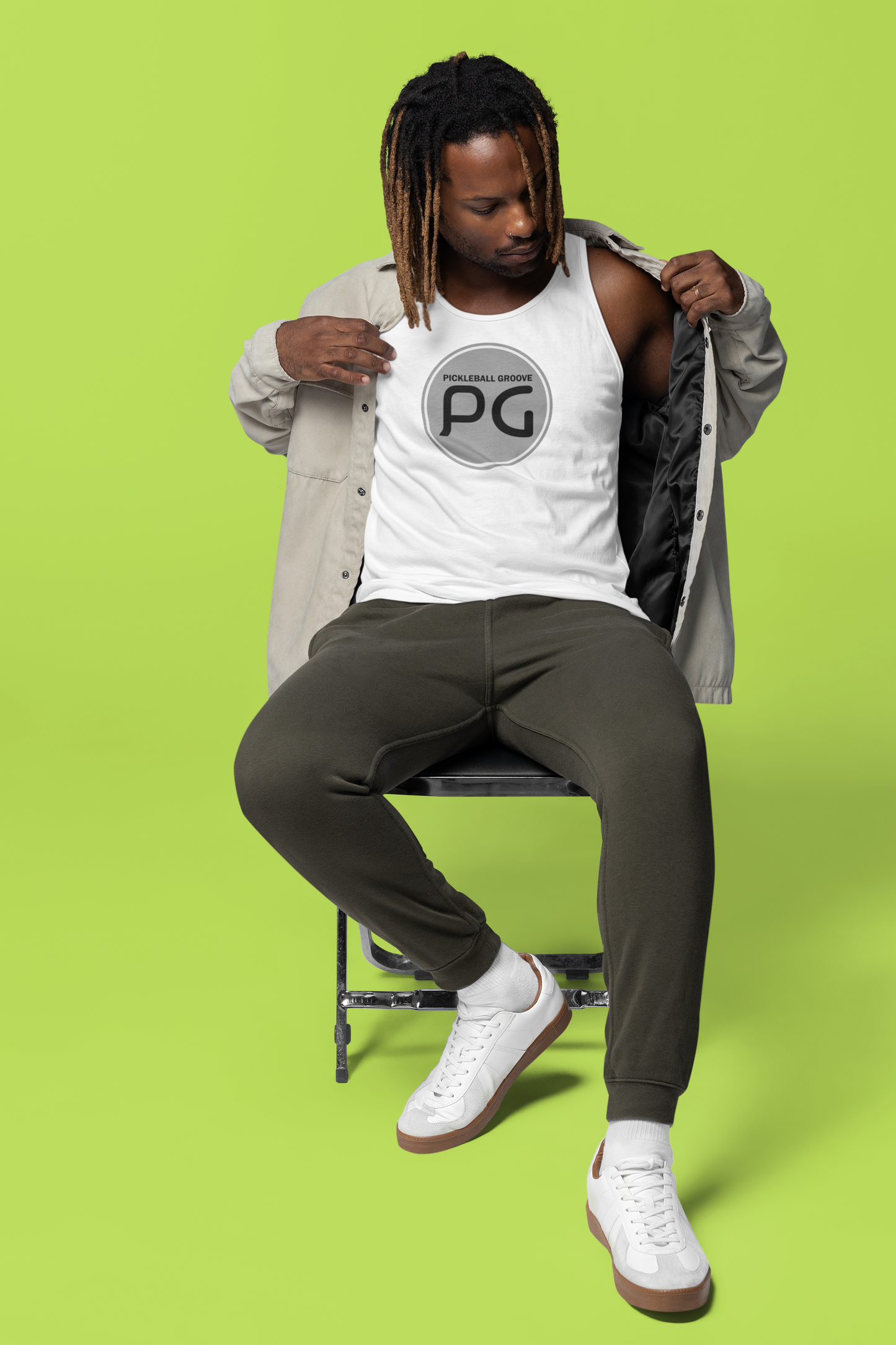Pickleball Groove Brand Unisex Jersey Tank