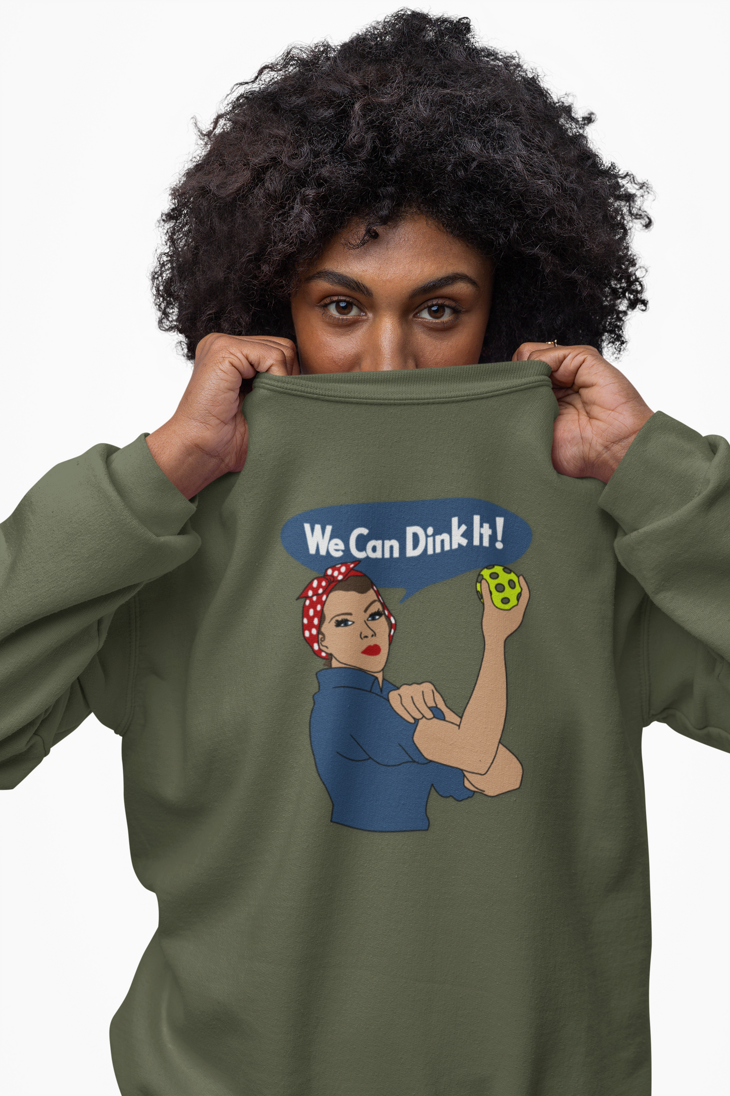 We can dink it! Crewneck Sweatshirt