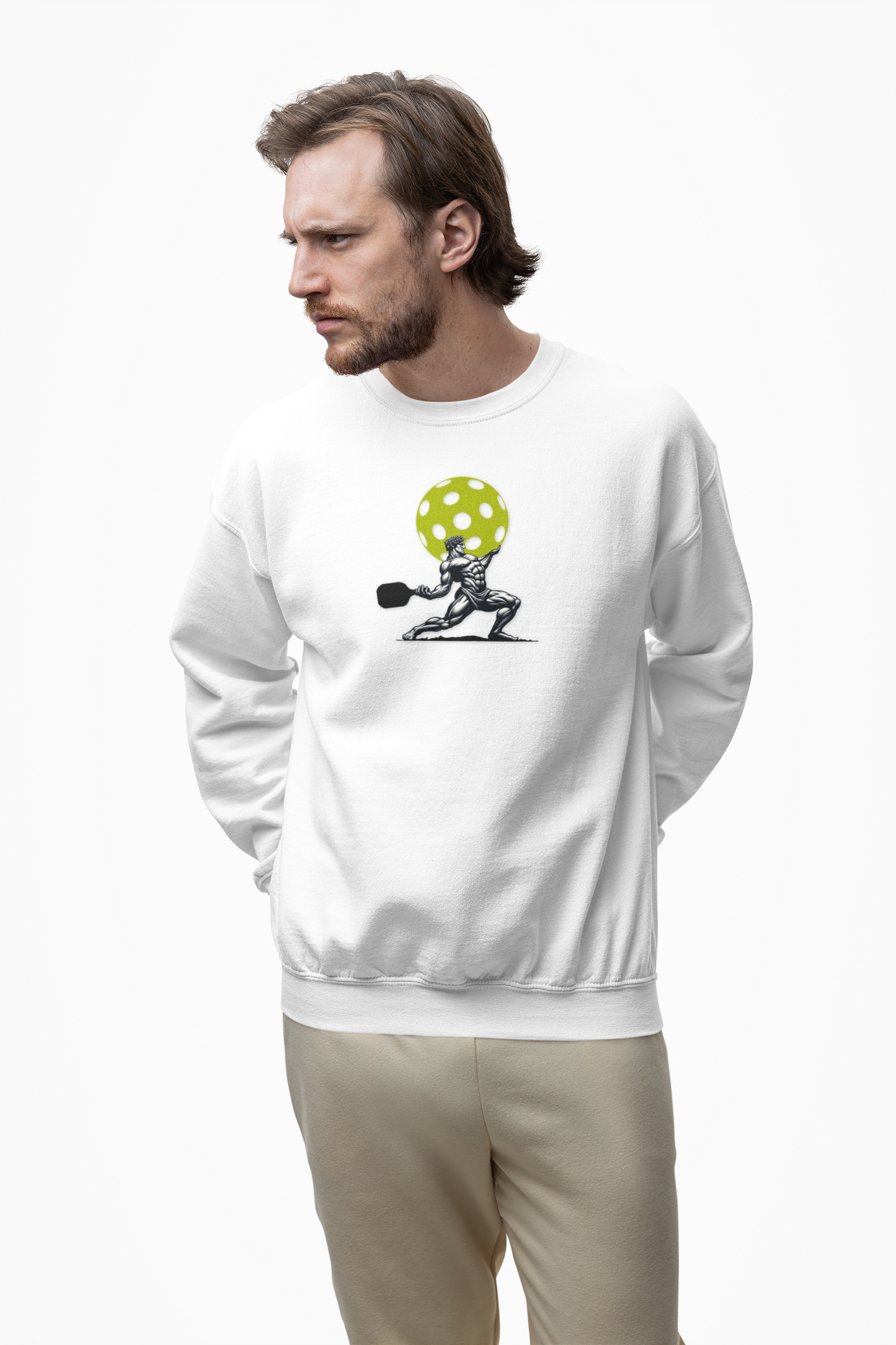 Pickleball Atlas Unisex Crewneck Sweatshirt