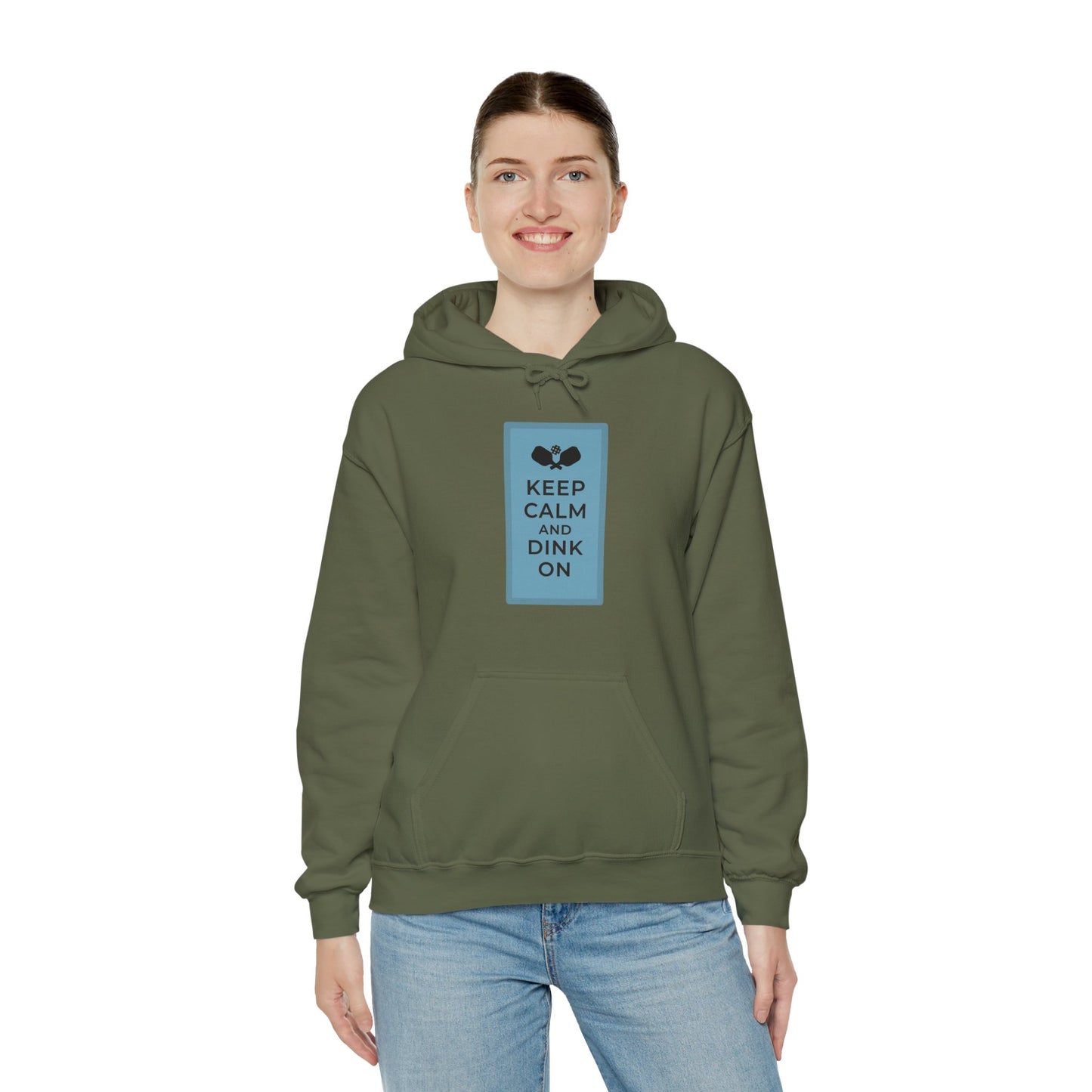 Keep calm, dink on! Unisex Hooded Sweatshirt