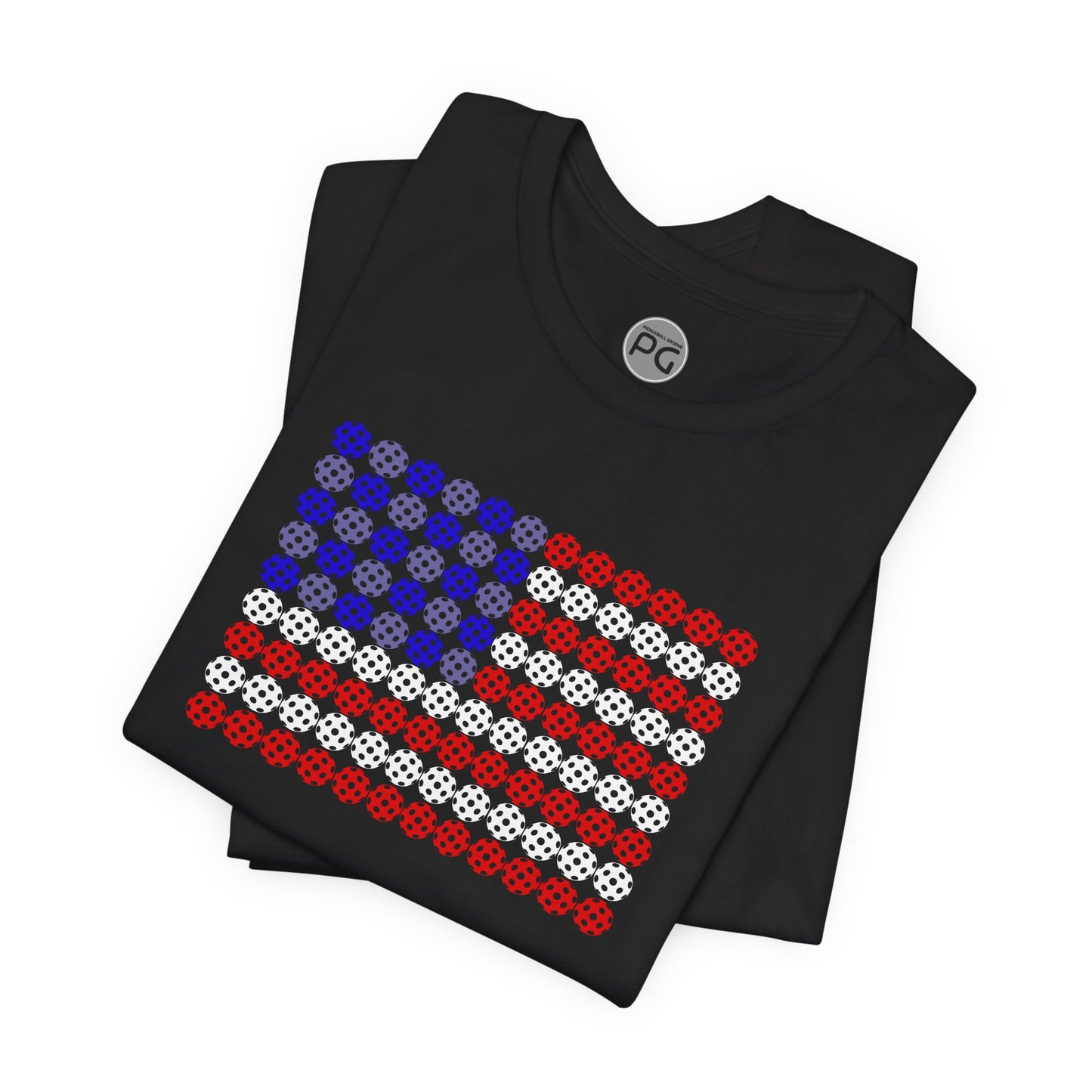 Pickleball Flag unisex tee