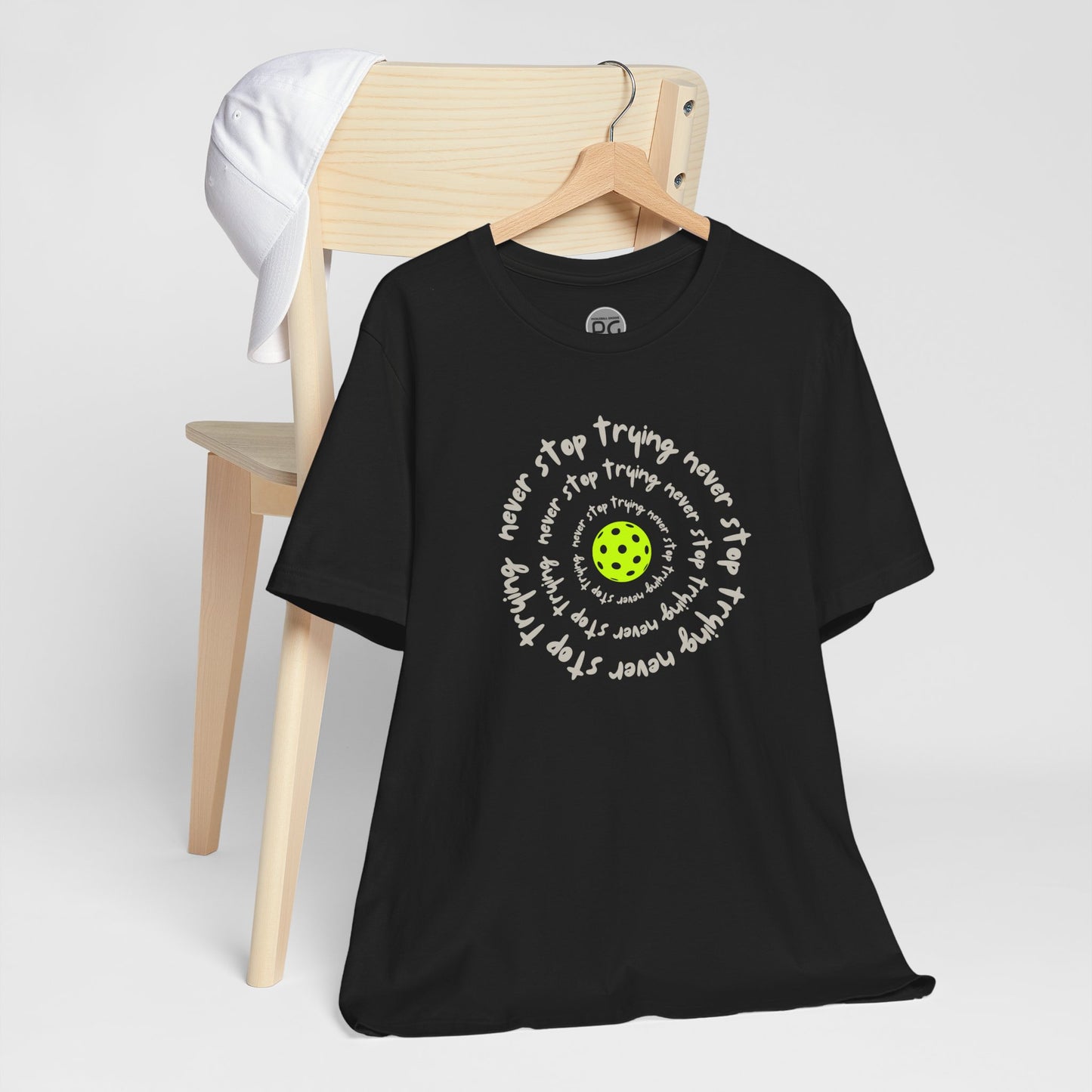 “Never Stop Trying” unisex tee