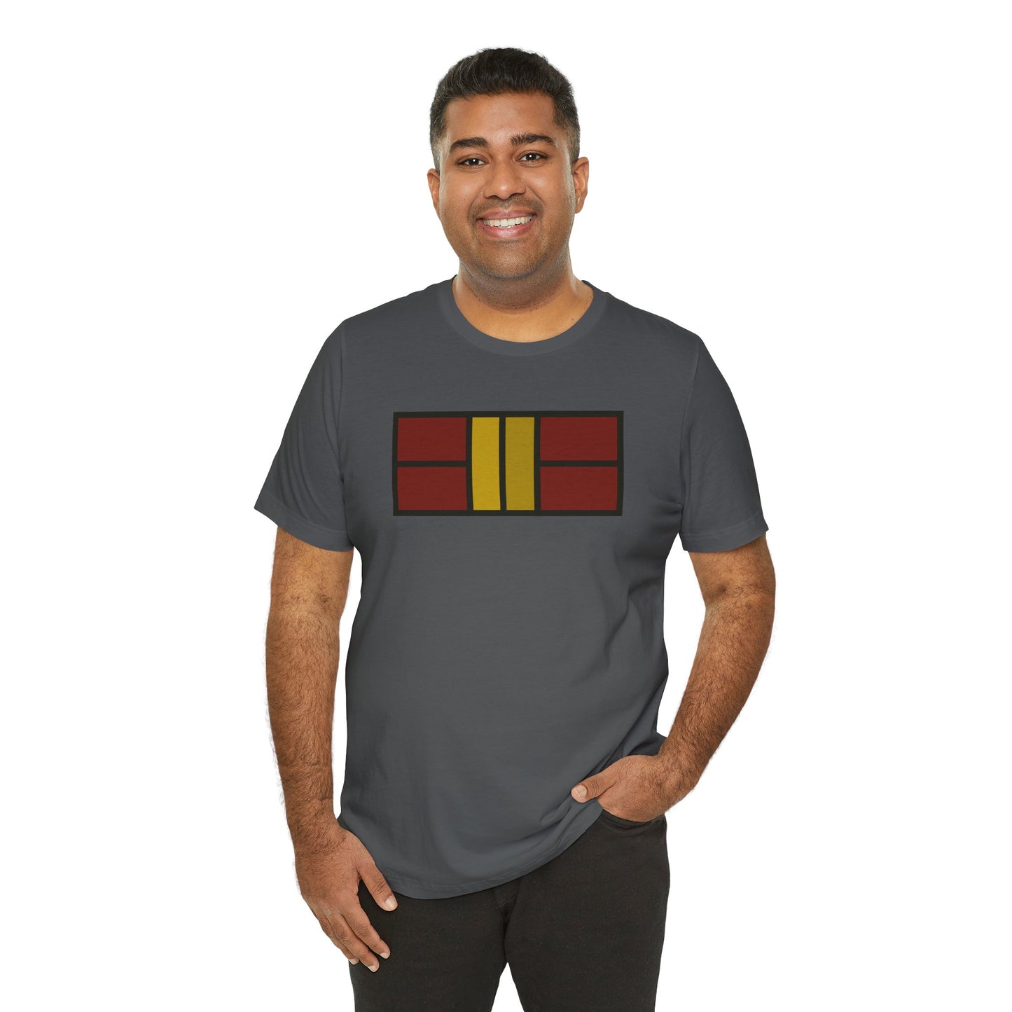 Classy Maroon/Gold Pickleball Court Unisex Tee