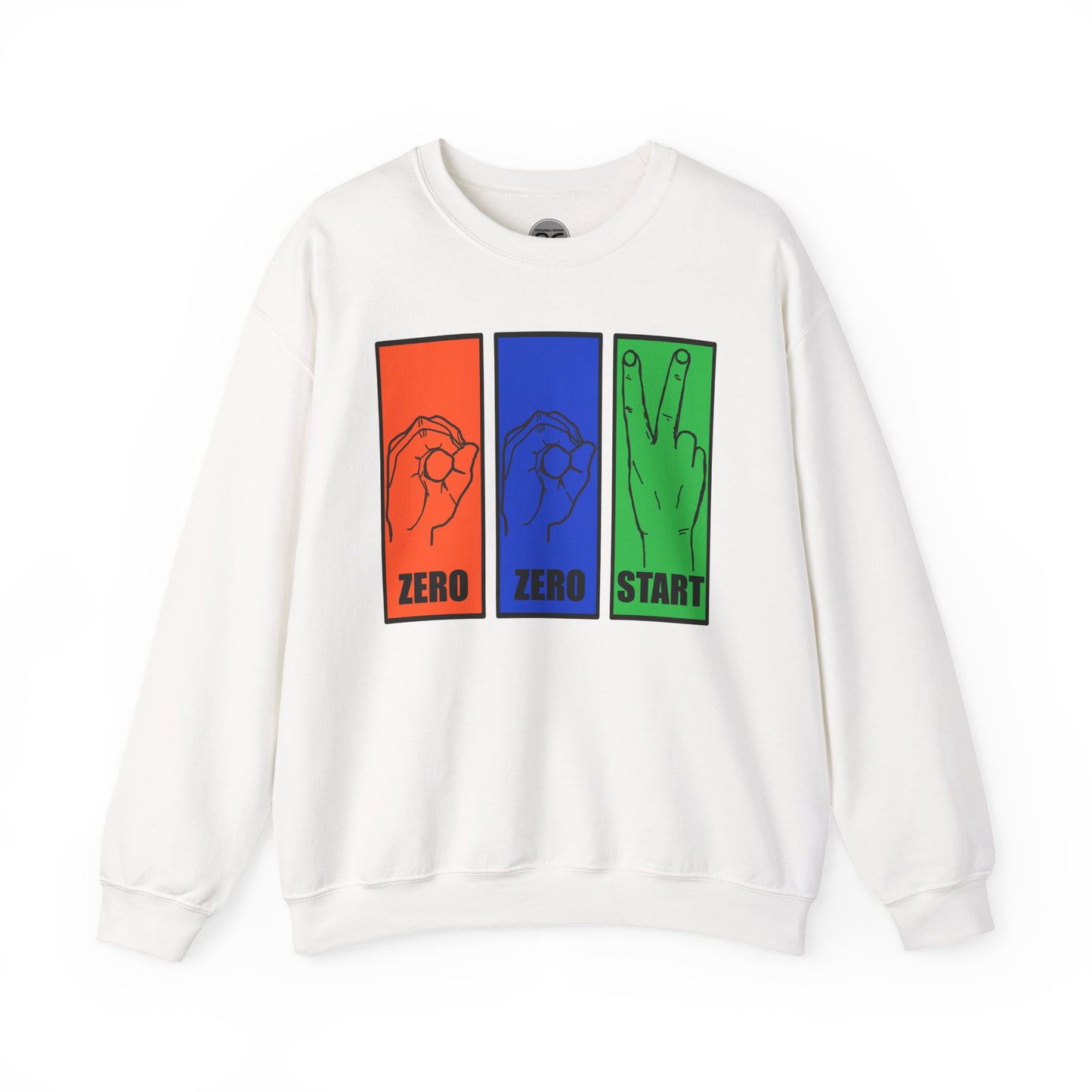 Sign language Pickleball Court Unisex Crewneck Sweatshirt