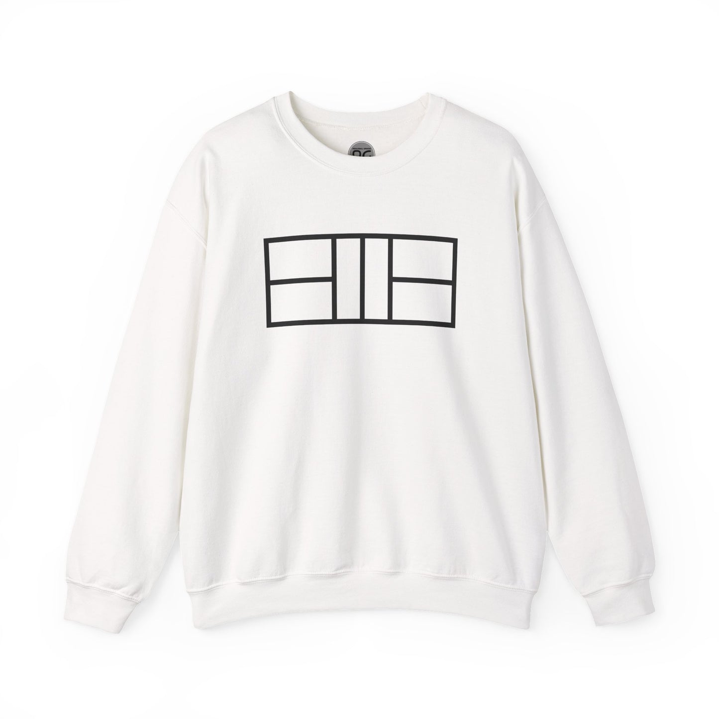Classy black lines Pickleball Court Unisex Crewneck Sweatshirt