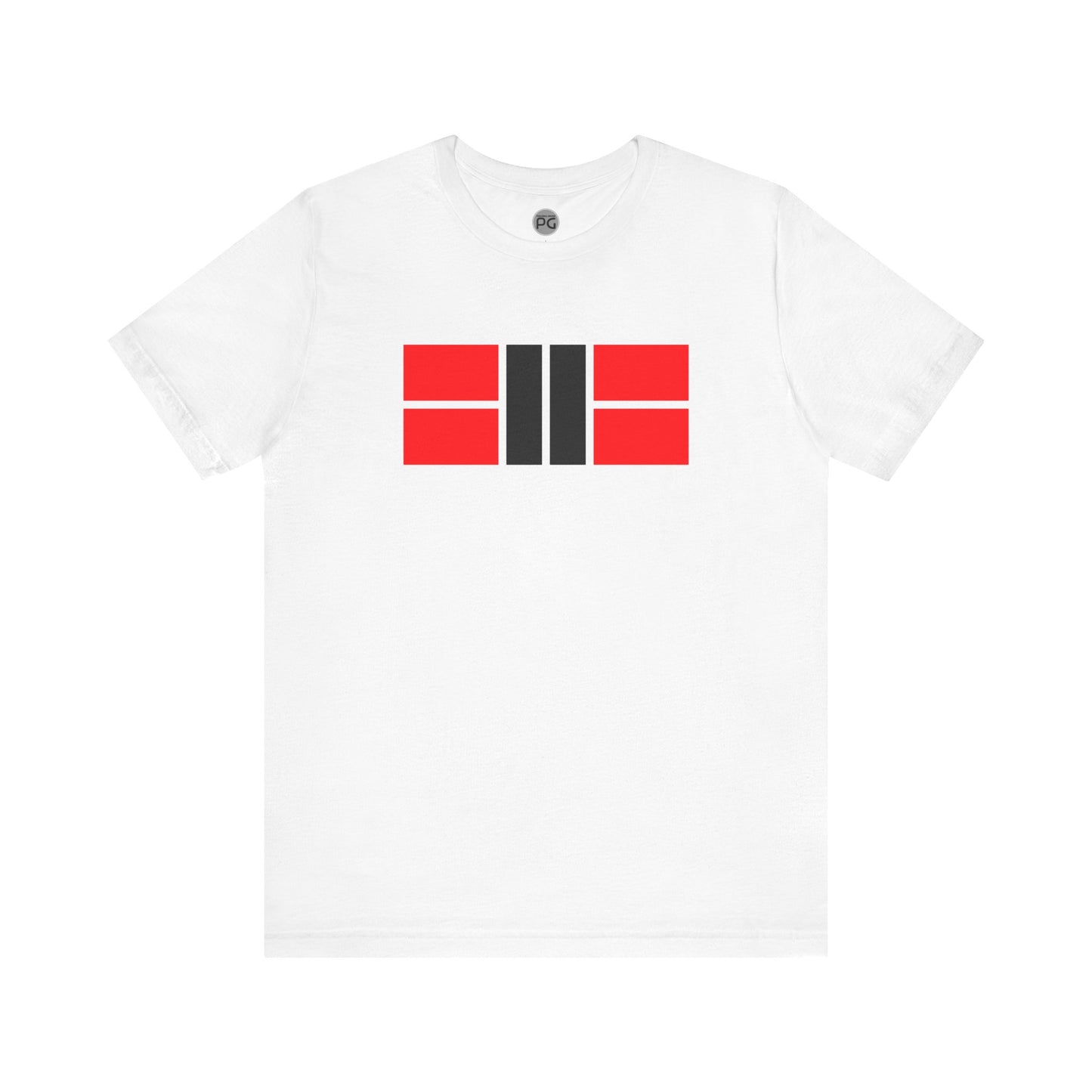 Classy Red/Black Pickleball Court Unisex Tee