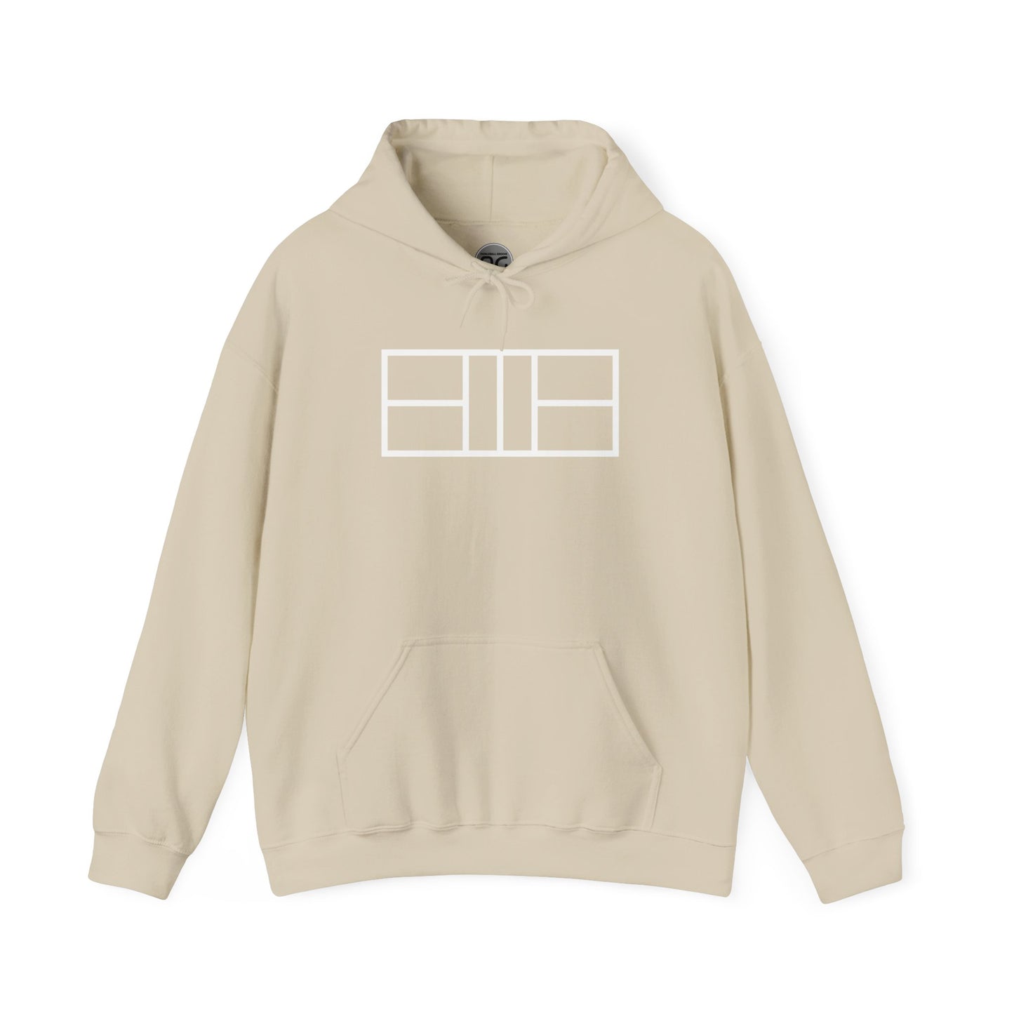Classy White Lines Unisex Hooded Sweatshirt