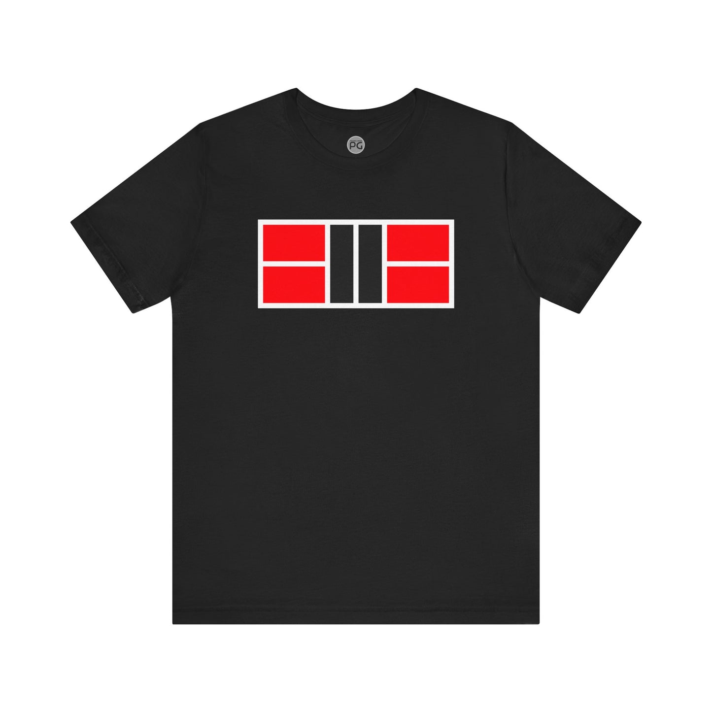 Classy Red/Black Pickleball Court Unisex Tee