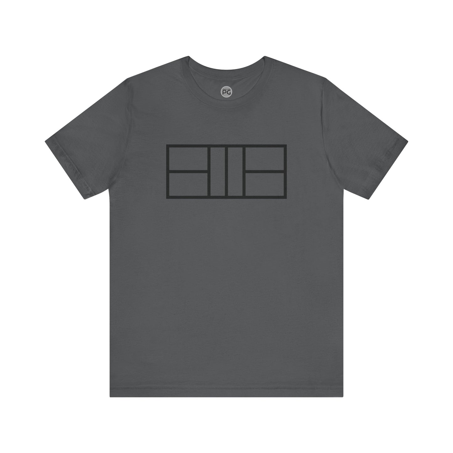 Classy Black Lines Pickleball Court Unisex Tee