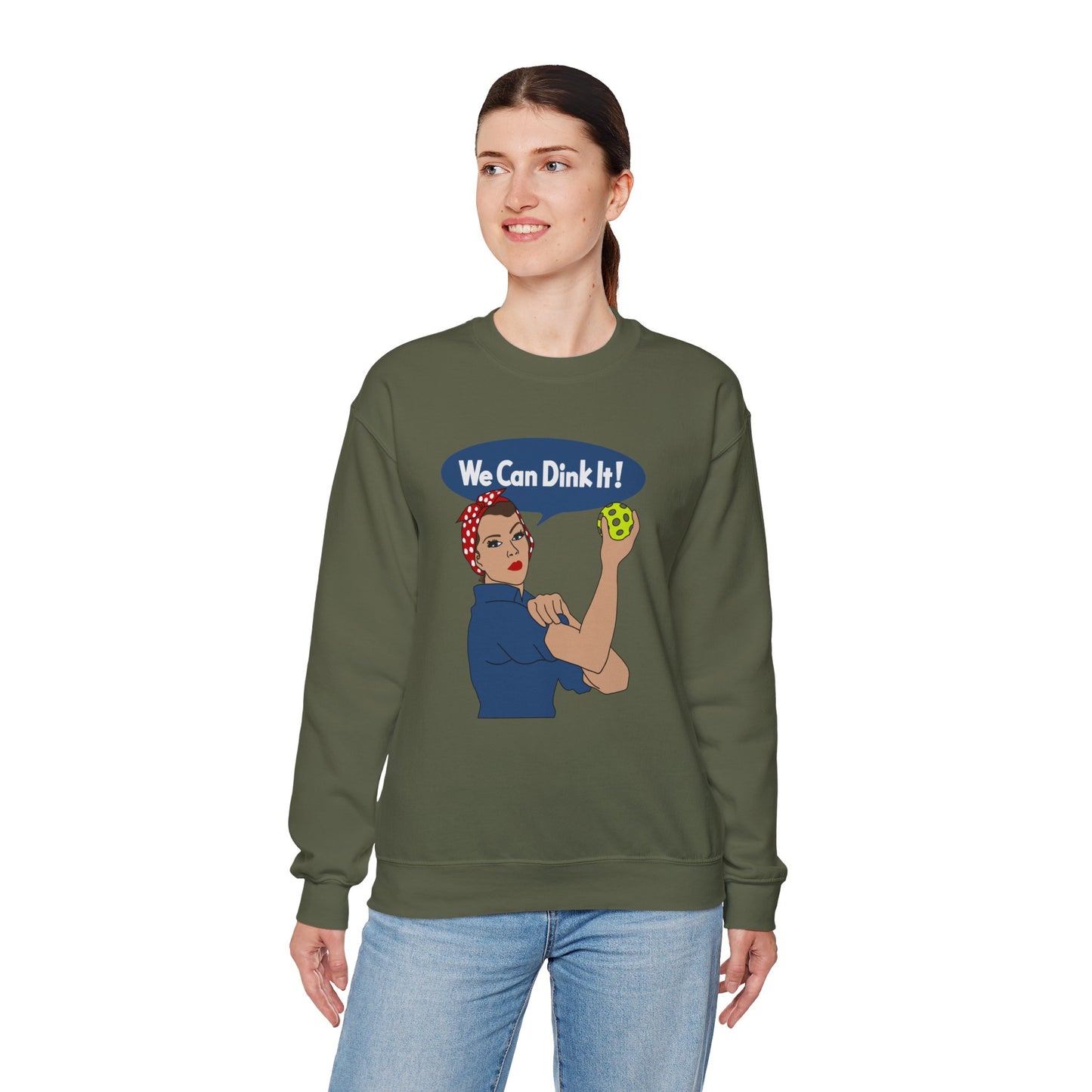 We can dink it! Crewneck Sweatshirt