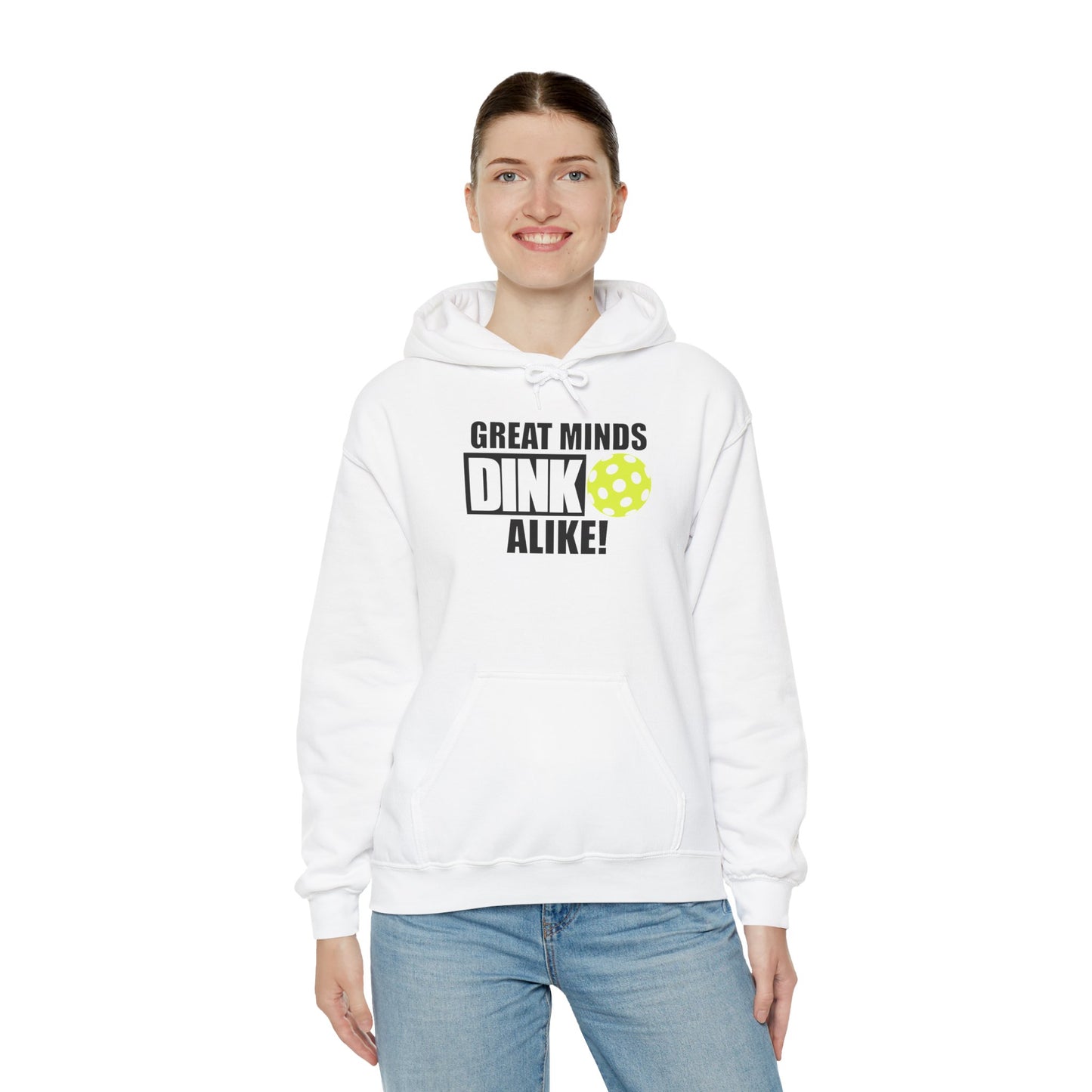 Great Minds Dink Alike Unisex Hooded Sweatshirt