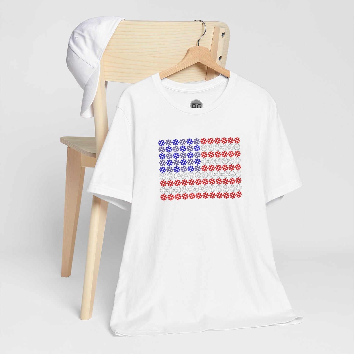Pickleball Flag unisex tee