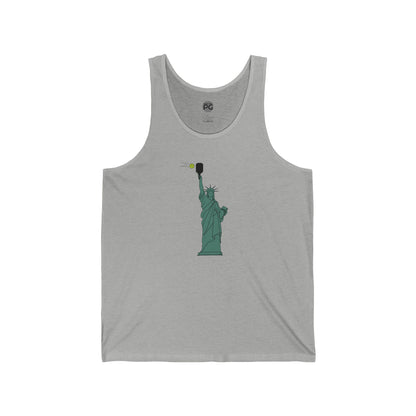 Statue of Liberdink Unisex Jersey Tank