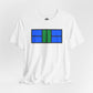 Classy Blue/Green Pickleball Court Unisex Tee