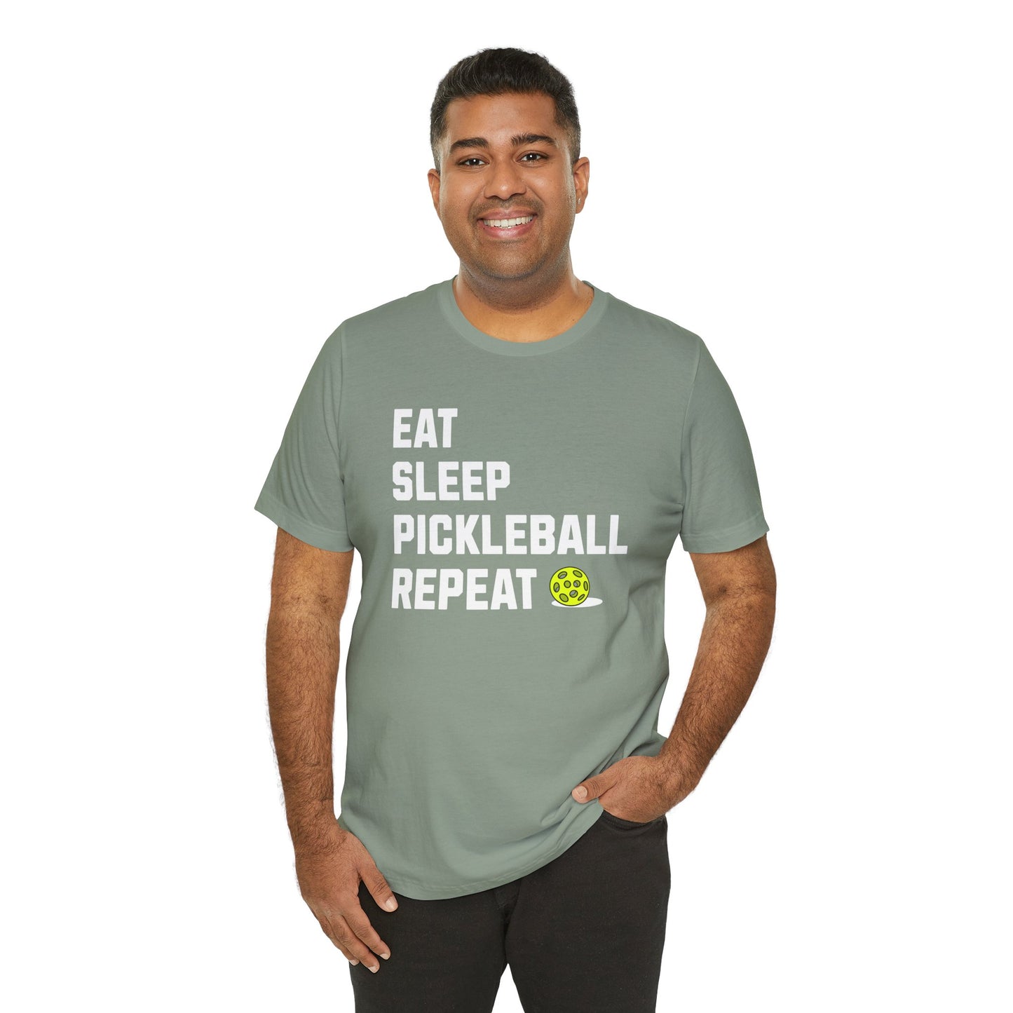 Eat, Sleep, Pickleball, Repeat - Unisex Tee