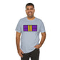 Classy Purple/Gold Pickleball Court Unisex Tee