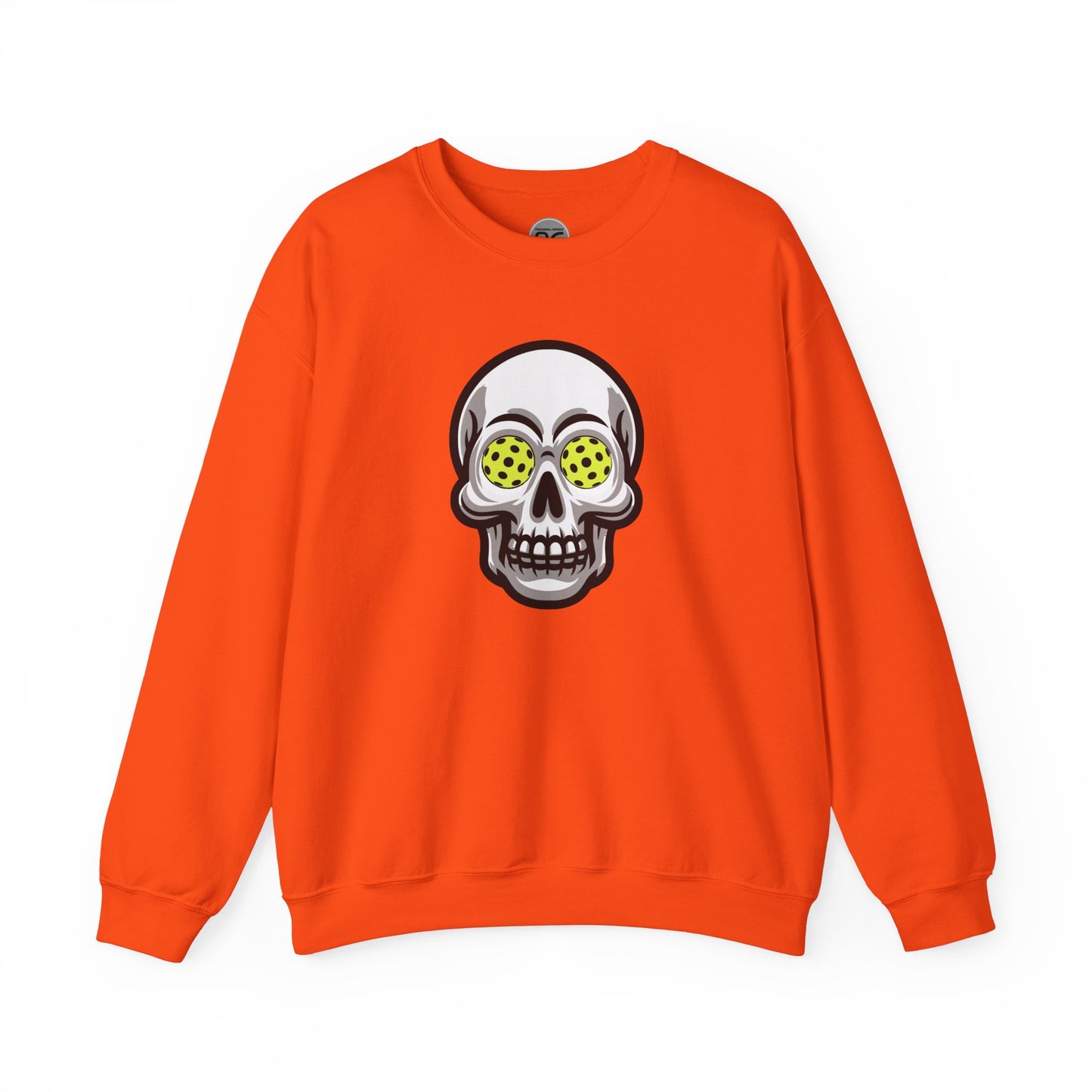 Pickleball Skull Unisex Heavy Blend™ Crewneck Sweatshirt