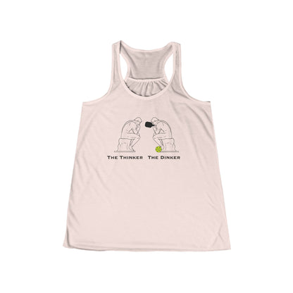 Who says Pickleball isn’t for intellectuals…Women's Flowy Racerback Tank