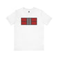 Classy Red/Gray Pickleball Court Unisex Tee
