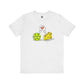 Cheese and Pickleball Love Unisex Jersey Short Sleeve Tee