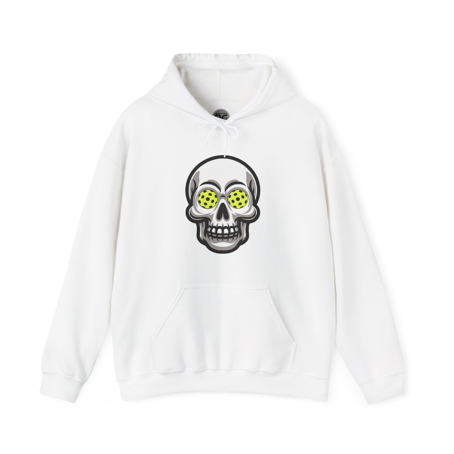 Pickleball Skull Unisex Hooded Sweatshirt