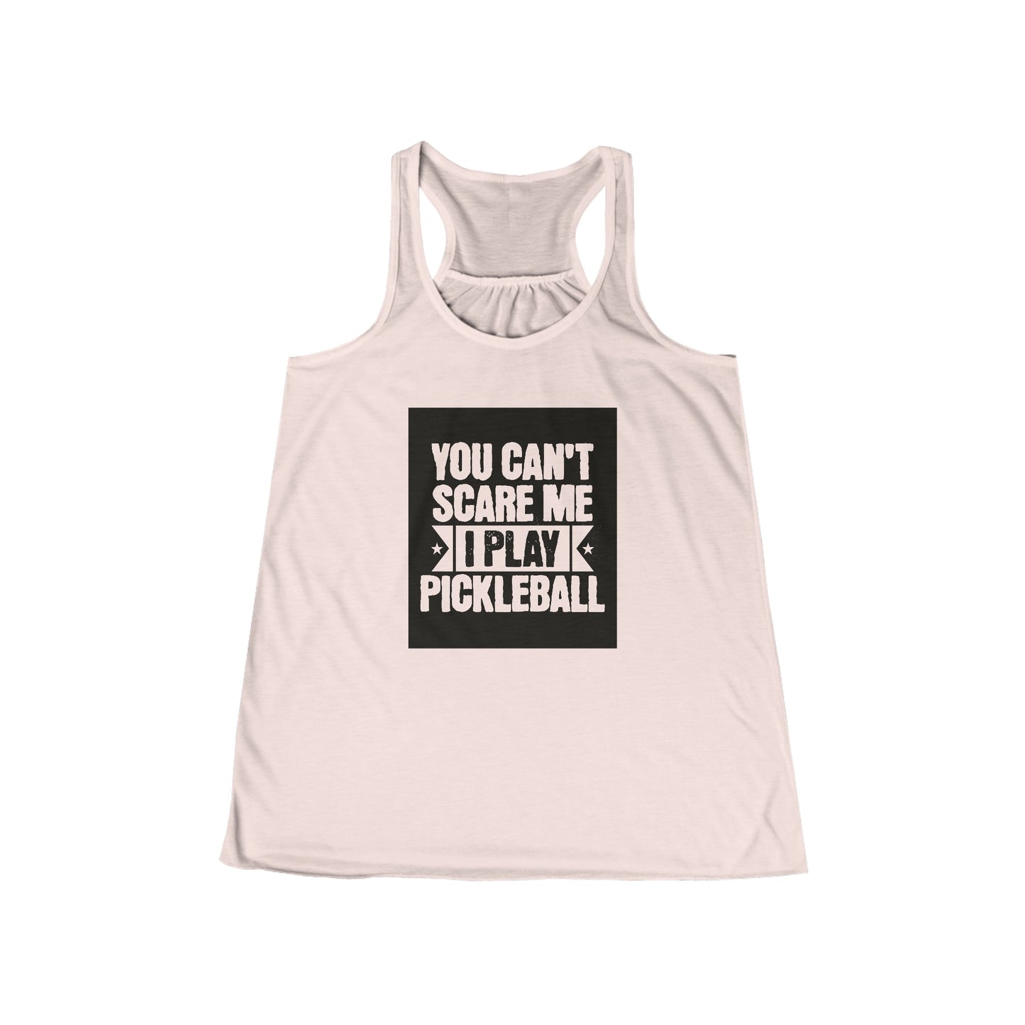 You can’t scare me! Women's Flowy Racerback Tank