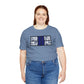 Blue Inside Paisley Pickleball Court Unisex Tee