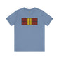 Classy Maroon/Gold Pickleball Court Unisex Tee