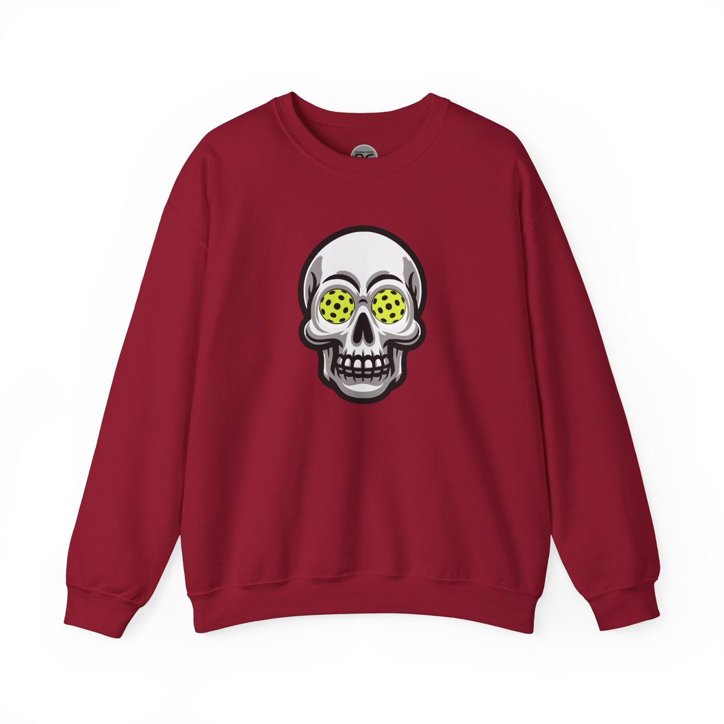 Pickleball Skull Unisex Heavy Blend™ Crewneck Sweatshirt